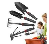 Outils de Jardinage | 4X Outils de Plantation Professionnels Robustes | Accessoires de Jardin en Acier Inoxydable Antirouille, Matériel Ergonomique Anti-Dérapant pour Désherbage et