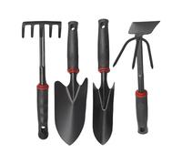 Outils de Jardinage - 4X Outils de Plantation Professionnels Robustes | Accessoires Ergonomiques Antidérapants, Outils de Creusage Léger Antirouille pour Potager et Parterres de Fleurs