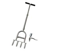Outils de jardinage polyvalents avec bords robustes pour percer rapidement des trous et enlever les mauvaises herbes, outils d'entretien de cour