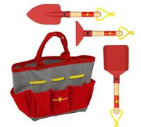 Outils de Jardinage pour Enfants, Wolf Garten design, SGH007-04-W, Rouge x, Jouet Souffleur de Feuilles à Piles avec Effets Sonores et Puissance de Soufflage I Jouet pour Enfants à partir de 3 Ans