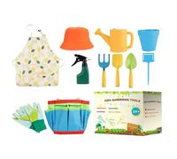 Outils de Jardinage pour, Ensemble Complet de 11 pièces, 26 x 20 x 12 cm, kit d'outils de Jardinage pour, Outils à Main, Multi-scènes de Plein air, pour Jardin, Plage, Sable