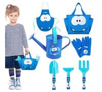 Outils de Jardinage pour, Pelle de Plantation pour aérer Le Sol | Lot de 7 Outils de Jardin pour Nourrissons | pour Balcon Jardin Ferme Maternelle âge 3-8 Ans pelouse Fleurs