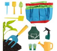 Outils de jardinage pour , petit tablier - Set de jardin pour , filles, plage, extérieur, jeux d'été, pelouse, patio et ferme