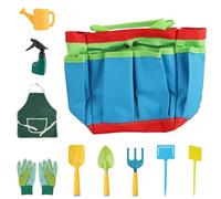 Outils de jardinage pour | Petit tablier - Set de jardin pour , pour garçons et filles, été en plein air dans la cour, la pelouse, les jardins et la plage Jeu d'une ferme pour jouer
