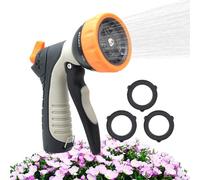 Outils de lavage pour pistolet à eau | Buse de pulvérisation de tuyau avec 9 modes de pulvérisation réglables pour plantes fleurs jardin et pelouse extérieur patio