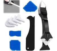 Outils de l'enlève Joint 3 en 1,Enlever Joint Silicone kit de Lisseur de Silicone Grattoir à Coulis,Enlève Joint Silicone avec lisseur de joints,Pour Évier De Fenêtre Cuisine Salle De Bain,salle