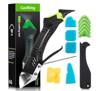 Outils de l'enlève Joint 5 en 1, Enlever Joint Silicone kit de Lisseur de Silicone Grattoir à Coulis