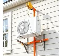 Outils de levage climatisation, capacité 661 lb, treuil manuel | Grues robustes, conception orange durable, for installation extérieure(3ph150kg20m)