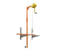 Outils de levage pour climatiseur extérieur, support de levage manuel 3/5 HP avec treuil (1-5 CV, 10 m) pour une installation et un soutien faciles