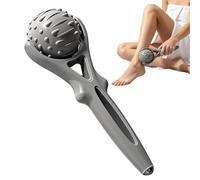 Outils De Libération Fasciale Rouleau 3D Portable Compact avec Poignée | Balle Rouleau Masseur pour Pied Pour Garder les Pieds et Cou des Coureurs, Exercice Physique, Yoga, Hommes, Femmes, Dos, Nu