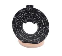 Outils De Luthier Pour Guitare Cercle Des Cinquièmes Roues Progression D'accords De Guitare Mélodie Outils De Luthier(Black)
