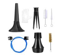 Outils de maintenance des instruments de vent musicaux en 7 pièces Action de soupape lisse Easy Slide Mouvement Sensitzed Ponie-Message Tools de nettoyage - Pour les professionnels, les étudiants