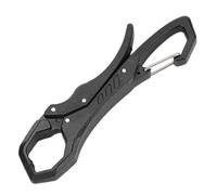 Outils de manipulation - poignée à ressort, conception avec bouche, clip anneau en D intégré, matériau résistant à la corrosion portable | Crochet de ceinture pratique pour truite, perche, doré