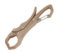 Outils de manipulation - poignée à ressort, conception avec bouche, clip anneau en D intégré, matériau résistant à la corrosion portable | Crochet de ceinture pratique pour truite, perche, doré