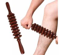 Outils de massage à rouleaux en bois - Bâton de massage en bois avec poignée antidérapante An-Ti,Masseur de corps droit pour la sculpture des cuisses de la taille du ventre du dos de la jambe