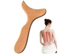 Outils de massage en bois | Outil de massage à gratter en bois naturel, accessoire de santé manuel relaxant pour maman, voyage, épouse, maison, grand-mère, visage, corps, post-partum, spa, cuir