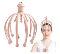 Outils de massage Masseur de cuir chevelu poulpe rose clair 18 griffes 12 griffes(18-claw massager)