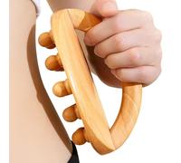 Outils de massage | Rouleau de sculpture pour le corps en bois avec poignée confortable | Espacement de masseur en bois et outil de cou qui domoins mise en forme de la thérapie mu