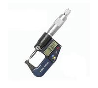 Outils de mesure Micromètre extérieur numérique à double pointe 0-25 mm 0,001 mm Micromètres électroniques à pointe en carbure Pour une mesure précise(DoubleHead 60degree)