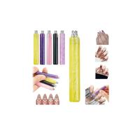 Outils de nail art - Stylo de pointillage de fleurs à 5 pétales, outil de pointillage de fleurs pour ongles, outil de conception de fleurs à un seul trait, pointe fine de 1,8 mm, outils de manucure