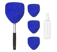Outils De Nettoyage De Pare-Brise De Voiture, Brosse De Désembuage De Verre, Brosse De Nettoyage Rétractable, Brosse De Nettoyage Réutilisable 5 Pièces