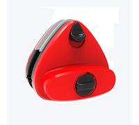 Outils de nettoyage de verre, Nettoyeur de vitres magnétique, forme triangulaire, double face, essuie-vitre, brosse nettoyage antirouille en plastique ABS(Red 5~28mm)