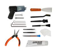 Outils de nettoyage d'imprimante pour le nettoyage d'imprimante y compris pinces, pinces, aiguilles en acier, brosses électriques et pinces, kit de nettoyage de buse