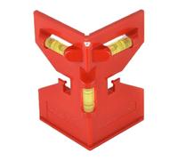 Outils de nivellement - ABS 12,4 x 7,3 x 10,5 cm | Dispositif de nivellement de poteaux de clôture, détecteur d'angle de tuyau avec 3 fioles à bulles Niveau magnétique pour le travail du bois et les