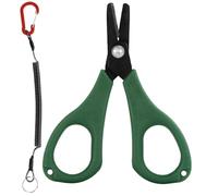 Outils De Pêche Poignée Antidérapant - Ciseaux De Pêche à La Mouche, Ciseaux De Pêche Pour Couper L'appât | Ciseaux De Pêche En Fil Tressé De 3,94 Pouces, Pince À Ciseaux Portable, Pe