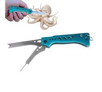 Outils de pêche portables, outils de pêche antidérapants en forme de pieuvre, outils de pêche multifonctionnels, équipement de coupe antirouille pour fruits de mer, calamar, pieuvre, sépia