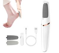 Outils de pédicure, extracteur électrique de callosités pour pieds, 2 vitesses, rechargeable par USB, étanche, avec 2 têtes de brosse, pour traiter les talons secs craquelés, les callosités et les