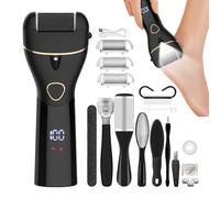 Outils de pédicure pour pieds, dissolvant de callosités électriques | Remover de peau morte rechargeable, outil pour enlever les callosités des pieds, kit de soin des pieds pour callosités épaisses