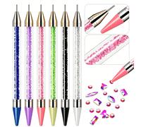 Outils de peinture de diamant - Stylo de diamant auto-adhésif, stylo de strass à double tête, convient pour la peinture de diamant 5D DIY, la broderie faite à la main, la fabrication d'accessoires de 