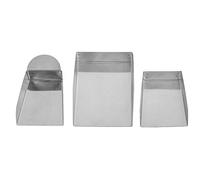 Outils de Pelle à Bijoux, Mini Pelle Carrée, Pelle à Bijoux 3 Pièces pour Perles de Diamant, Outils de Cuillère à Pierres Précieuses Avec/sans Poignée