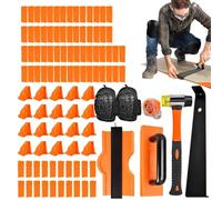 Outils de plancher stratifié,Treklat Tickblock Set | Boîte à outils de pose de plancher en bois stratifié | Pour la préparation du sous-sol Isolation du sol Atelier Maison Plinthes Planches Projet