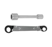 Outils de plomberie - Kit de clé à molette professionnelle pour installation d'angles de compression - Arrêter de retirer l'alésoir de tuyau