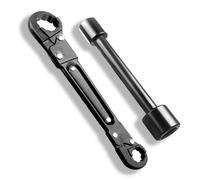 Outils de plomberie, kit de clé d'arrêt d'angle, clé de plomberie, clé à tuyau à double extrémité, ensemble d'outils de plomberie professionnels pour un arrêt d'angle facile et une installation