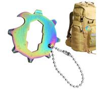 Outils De Poche | Multifonction Ergonomique Léger,Porte-clés Mini Tournevis - Pour Usage Camping Randonnée Aventures En Plein Air Voyages Trajets Alpinisme Randonnée Sac À Dos