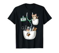 Outils de Poche vétérinaires Mignons pour Chaton T-Shirt
