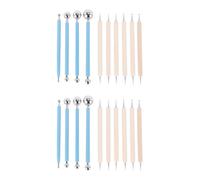 Outils De Pointage, Stylets À Bille Pour Peinture De Roche Mandala, Artisanat En Argile De Poterie, Art De Gaufrage, 20 Pièces