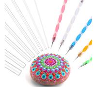 Outils de pointillage mandala, outils de pointillage mandala, stylet, outils de pointillage, kits de peinture mandala, kit de peinture sur roche, stylos de pointillage mandala pour bricolage, dessin