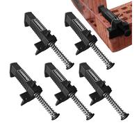 Outils de pose de briques de maçonnerie - Système de serrage robuste de 9 à 12 cm | Support de brique en acier inoxydable avec ressort solide | Idéal pour les constructeurs, le bricolage et les
