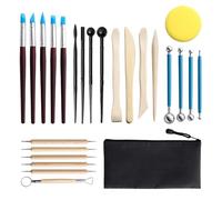 Outils De Poterie 25 Pièces, Couteaux De Sculpture En Pierre D'argile, Outils De Sculpture En Argile, Outils En Argile, Outils De Poterie Pour Débutants, Professionnels Et Artistes Bricoleurs