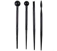 Outils de pour sculpture Argile, Stylos à Points, Plastique, 16 cm | pour loisirs Créatifs, Modelage pour précis, Parfait Débutants, Matériau pour robuste, Kit 4 Pièces