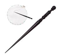 Outils de presse à aiguille de broderie - Poignée en bois de Padouk massif, accessoires de de précision, couches de tissu de guidage avec bord pointu précis | Idéal pour le squilting point