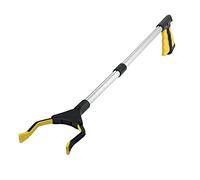 Outils de Ramassage, 82cm Pince de Préhension pour Personnes Agées, avec Pince Rotative en Caoutchouc, pour Prise de la Corbeille, Ramassage des Déchets, Déchets de Jardin