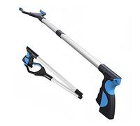 Outils de Ramassage, 82cm Pince Ramasse Objet Pince de Préhension pour Personnes Agées, avec Pince Rotative en Caoutchouc, pour Prise de la Corbeille, Ramassage des Déchets, Déchets de Jardin