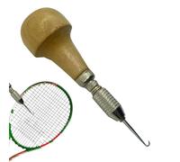 Outils De Raquette - Pro | Kit D'escordage - Outils Pour Encorder Raquettes De Tennis Et Badminton Pinces À Encorder DIY Avec Extracteur De Cordes Avec Poignée En Bois Et Outil Pour Les