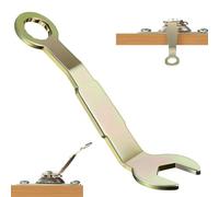 Outils de réglage des gadgets de charnière de porte pour la réparation de harnière de porte tournante Réparation à domicile pour armoire, armoire, vitrine, raccords, camping-cars