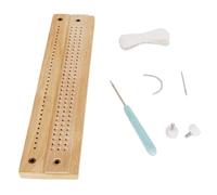 Outils de reliure à main - Kits de fabrication de livres - Outils à aiguilles droites et incurvées - Ensemble de journal fait à la main - Outils de reliure à la main pour adultes